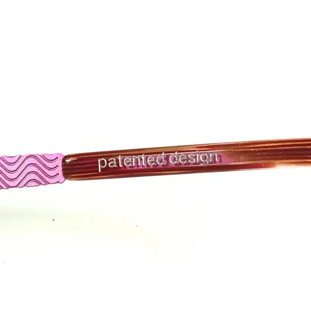BOZ Eyeglasses Frames WELL 9082 Purple Brown Cat Eye Half Rim 52.5-18-140